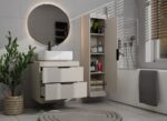Szafka Pod Umywalkę TERRA 60 2S Wisząca KASZMIR 2 Szuflady 60x58x45 Cm - obrazek 2