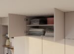 Szafa SENSO 4D Z NADSTAWKĄ Wysoka KASZMIR Drzwi Złote Uchwyty 250x200 Cm - obrazek 4